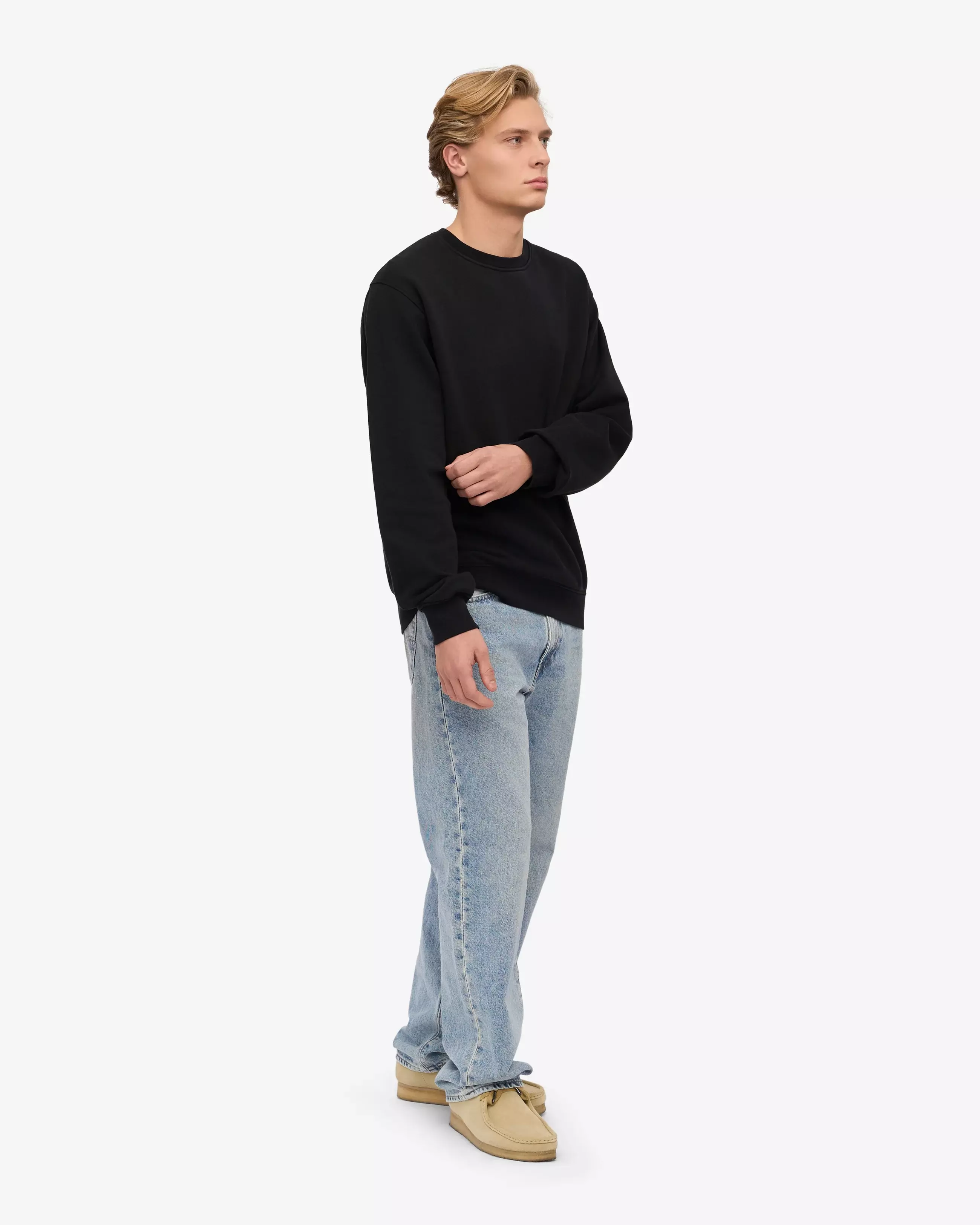 Colorful Standard Classic Organic Crew Sweatshirt Herren Deep Black